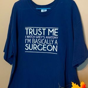 Comfort Color navy tee sz 2xl